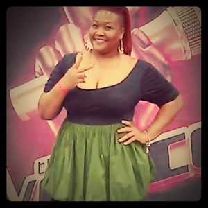 Skater Top w/Attached Skirt 2X